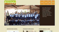 Desktop Screenshot of affhope.org